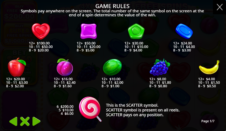 Sweet Bonanza 1000 (Pragmatic Play) Image 2